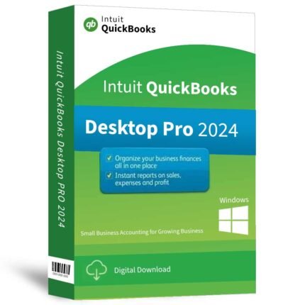 Intuit QuickBooks Desktop Pro 2024 – 1 Device and Lifetime (Digital Code)